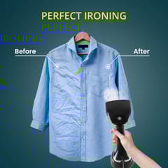 Balzano Garment Steamer 1700W for Clothes | Portable Handheld Steamer Iron | 360ml Tank, 30s Heat-Up, 28g Continuous Steam | Horizontal/Vertical Use | Easy Refill, Fabric Brush, Black