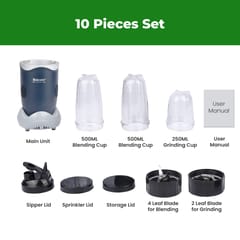 Balzano High Speed Nutri Blender/Mixer/Smoothie Maker - 400 Watts -  Lamborghini