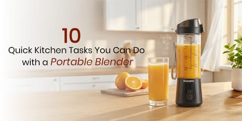 10 Quick Kitchen Tasks You Can Do with a Portable Blender